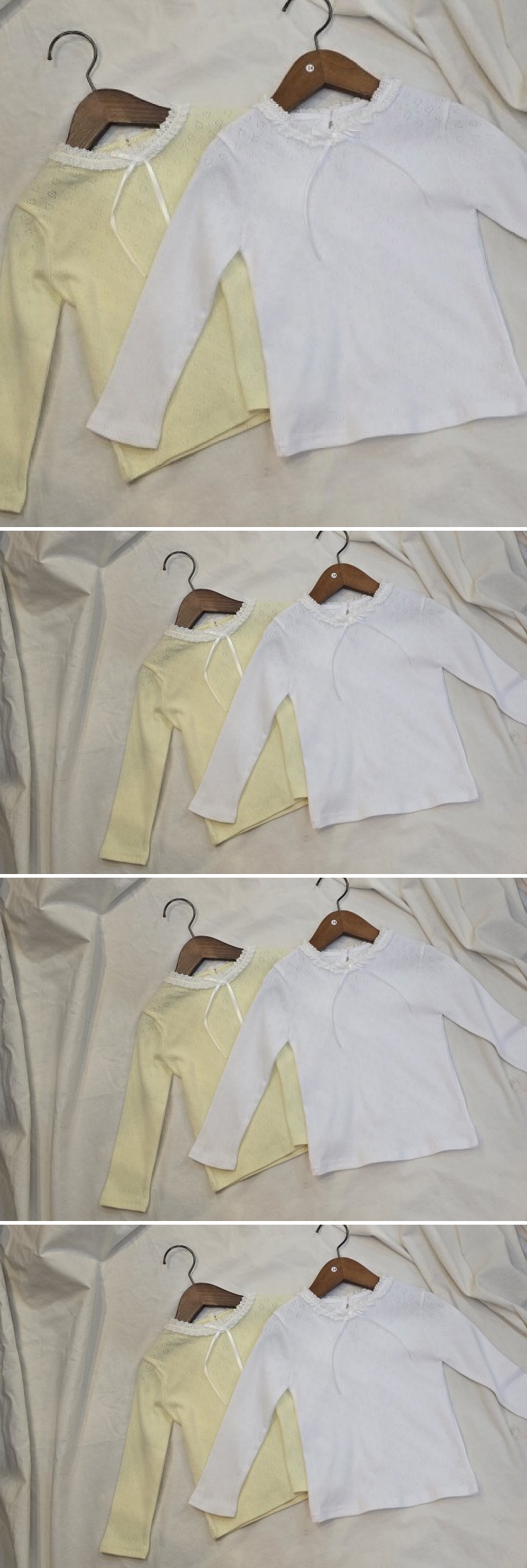 Flower J - Korean Children Fashion - #childofig - Ribbon Frill Tee