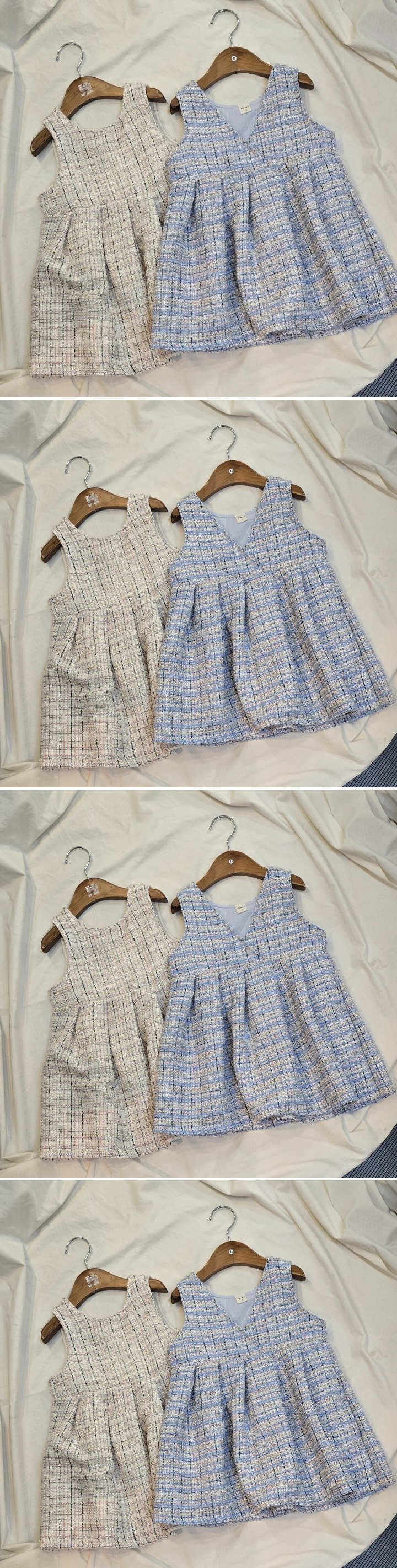 Flower J - Korean Children Fashion - #kidsstore - Tweed One-piece