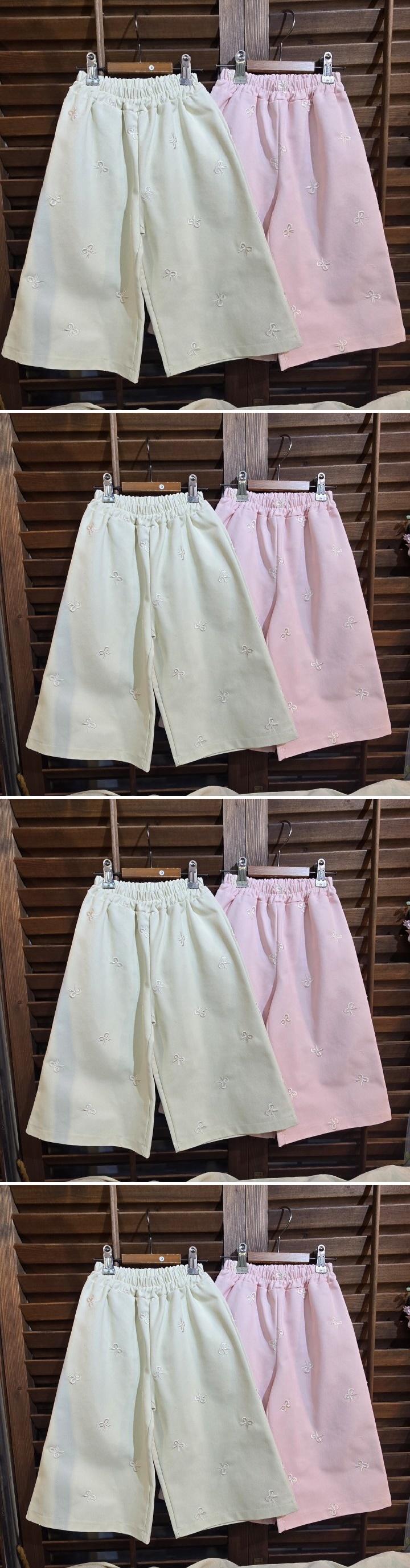 Flower J - Korean Children Fashion - #magicofchildhood - Ribbon Embroidered Pants