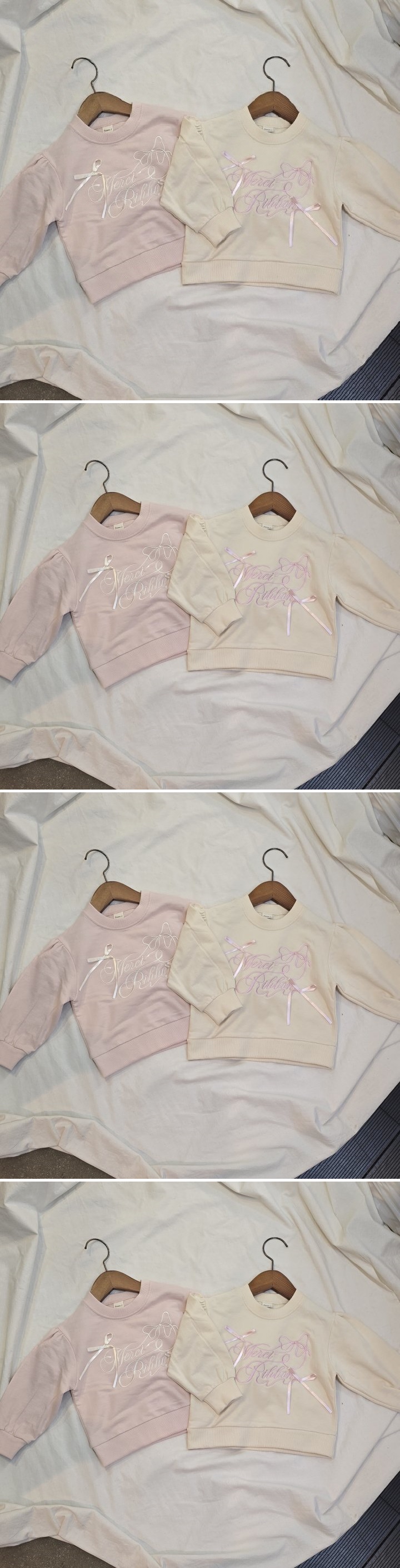 Flower J - Korean Children Fashion - #todddlerfashion - Ribbon Embroidered Tee