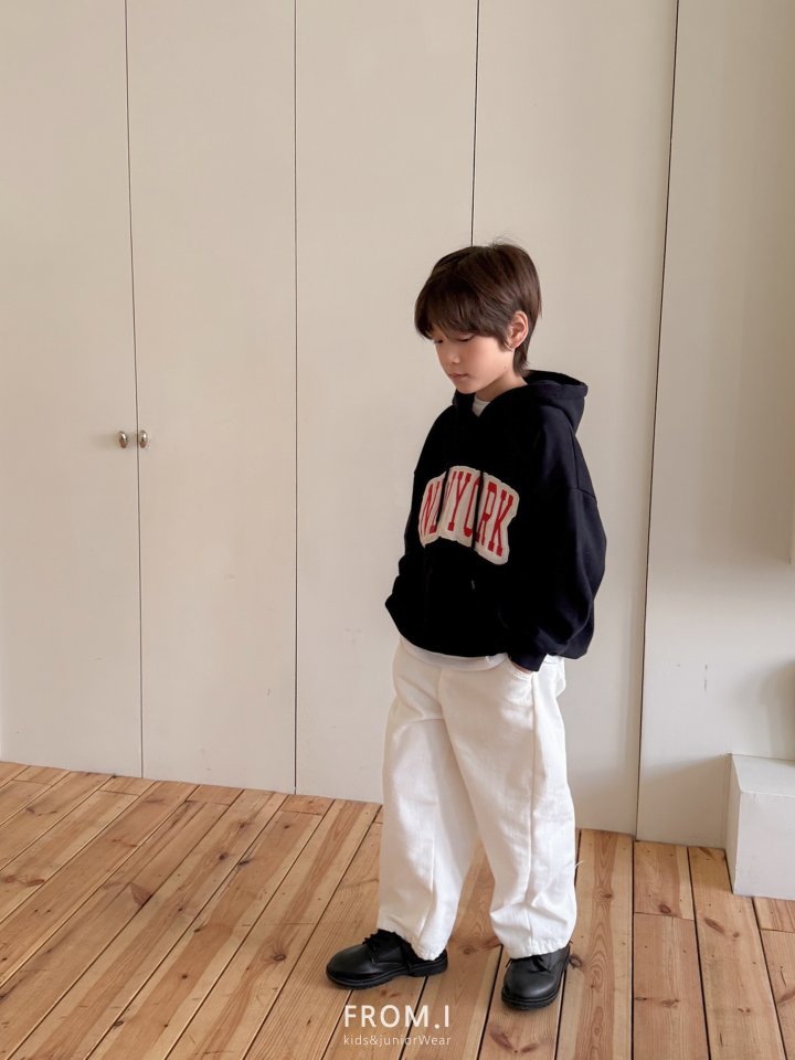 From I - Korean Children Fashion - #Kfashion4kids - Panel Curved Denim Pants - 7