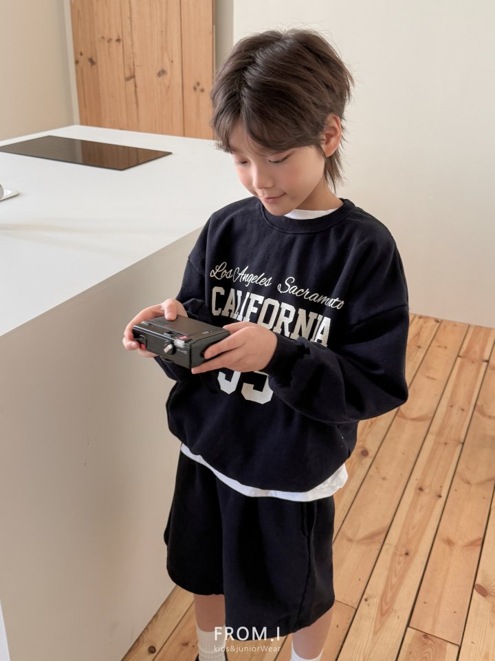 From I - Korean Children Fashion - #childofig - Cali Sweatshirt Shorts Set - 12