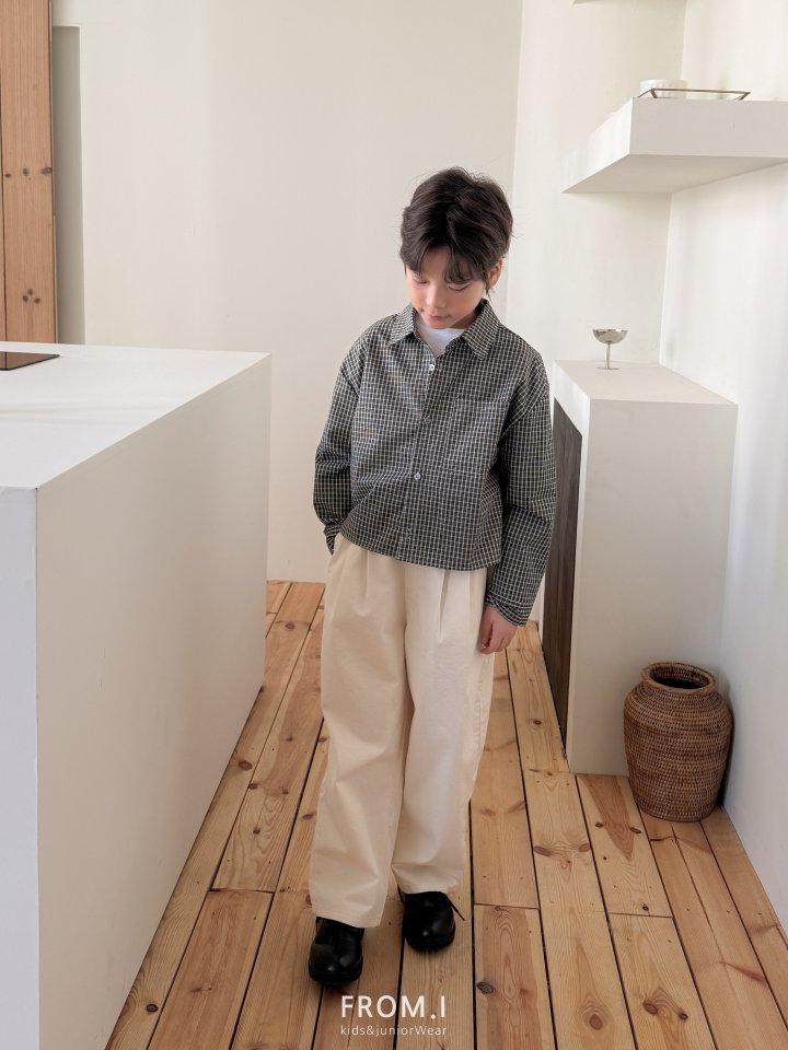 From I - Korean Children Fashion - #childrensboutique - Wide Two-Tuck Cotton Pants - 3