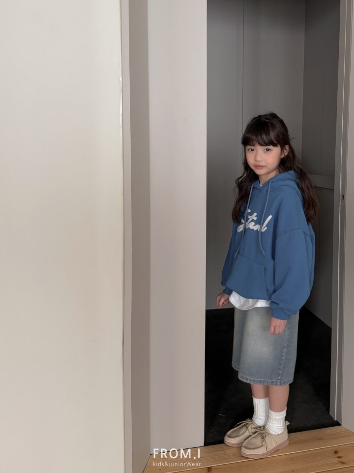 From I - Korean Children Fashion - #childrensboutique - Stand Embroidery Hoodie - 8