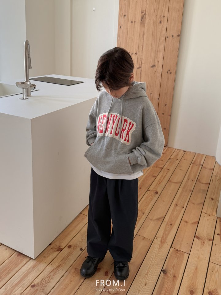 From I - Korean Children Fashion - #designkidswear - New York Patch Embroidery Hoodie - 9