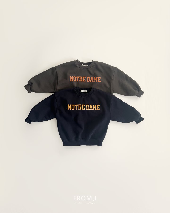 From I - Korean Children Fashion - #designkidswear - Notre Dame Sweatshirt