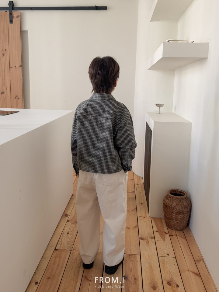 From I - Korean Children Fashion - #discoveringself - Wide Two-Tuck Cotton Pants - 5