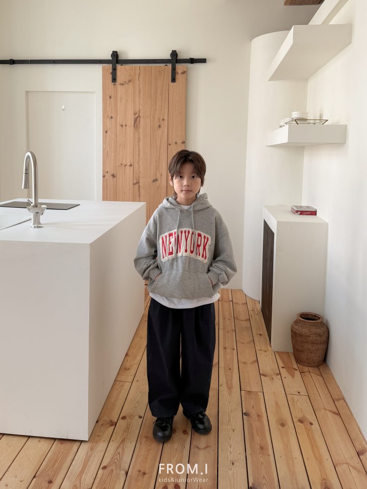 From I - Korean Children Fashion - #discoveringself - New York Patch Embroidery Hoodie - 10