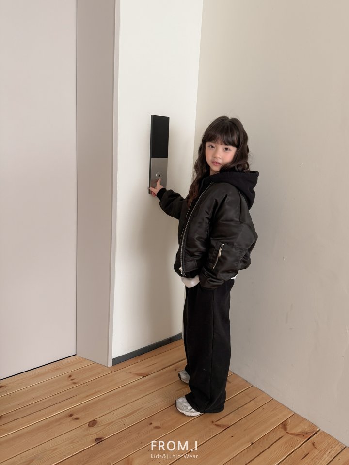From I - Korean Children Fashion - #discoveringself - Hooded Sweat Top Bottom Set - 6