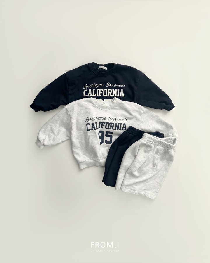 From I - Korean Children Fashion - #discoveringself - Cali Sweatshirt Shorts Set