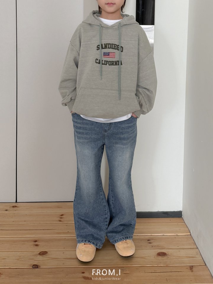 From I - Korean Children Fashion - #discoveringself - Wide Flare Denim Pants - 8