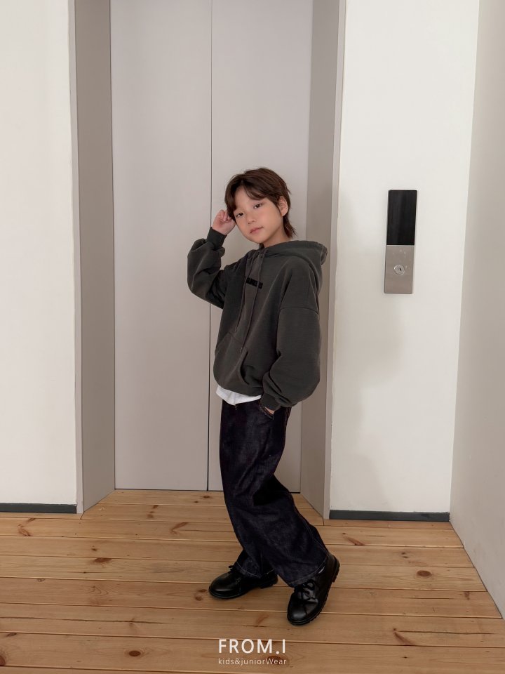 From I - Korean Children Fashion - #discoveringself - Pigment Embossed Embroidery Hoodie - 4