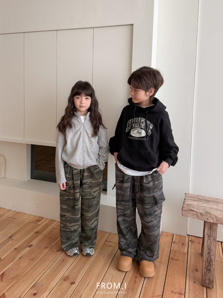 From I - Korean Children Fashion - #fashionkids - Camo French Terry Pants - 3