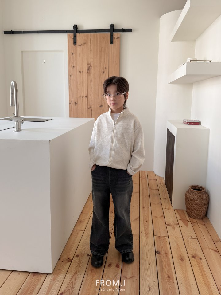 From I - Korean Children Fashion - #fashionkids - Stand Collar Zip-Up - 6