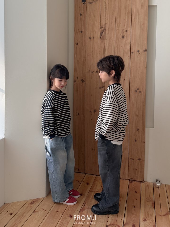 From I - Korean Children Fashion - #discoveringself - Stripe Long Sleeve Tee - 4