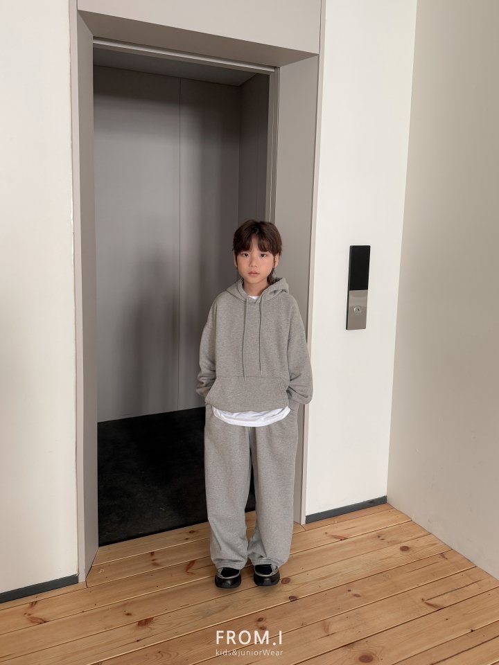 From I - Korean Children Fashion - #kidsshorts - Hooded Sweat Top Bottom Set - 8