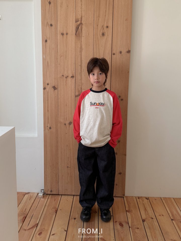 From I - Korean Children Fashion - #kidsshorts - Sunday Raglan Tee - 8
