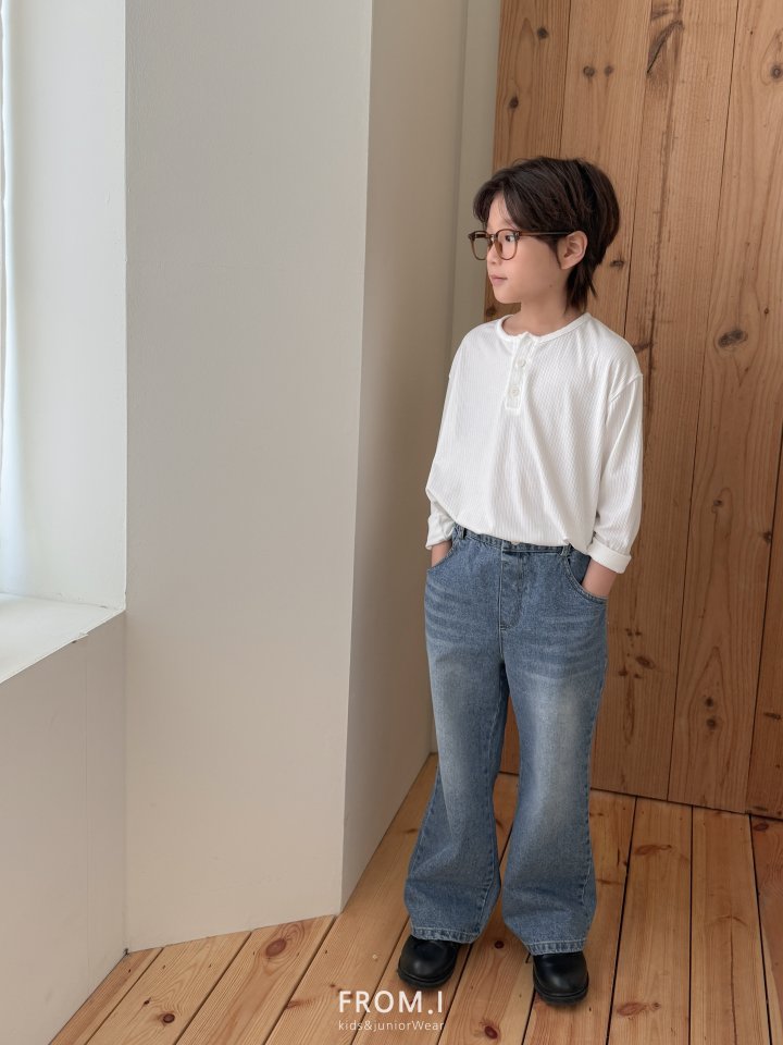 From I - Korean Children Fashion - #kidsstore - Henley Neck Tee - 10