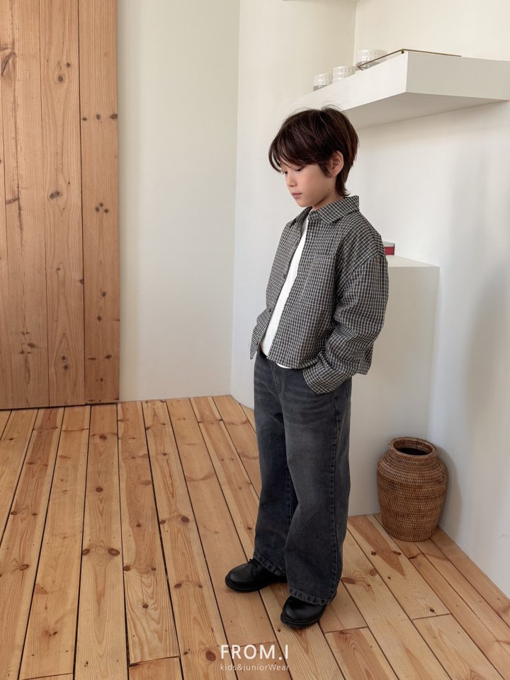 From I - Korean Children Fashion - #kidsstore - Wide Flare Denim Pants - 11