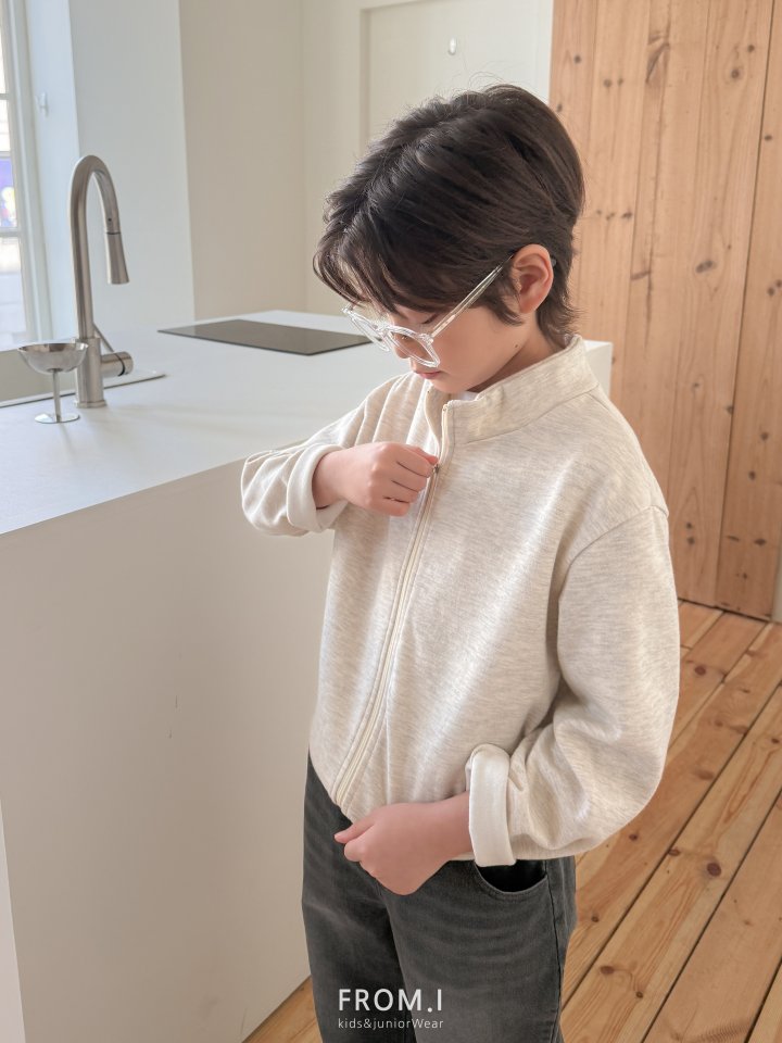 From I - Korean Children Fashion - #kidsstore - Stand Collar Zip-Up - 8