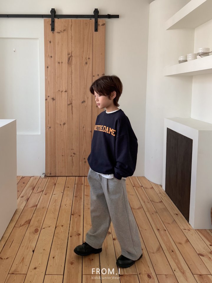 From I - Korean Children Fashion - #kidsstore - Wide Sweat Pants - 7