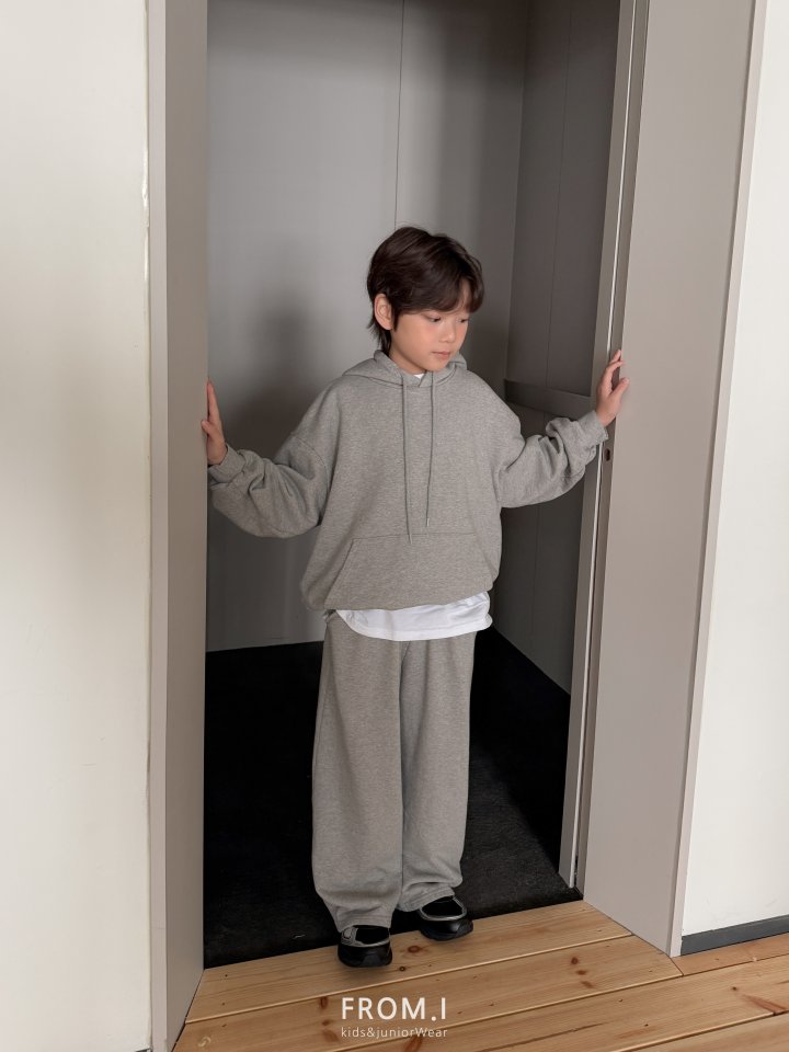 From I - Korean Children Fashion - #kidzfashiontrend - Hooded Sweat Top Bottom Set - 10