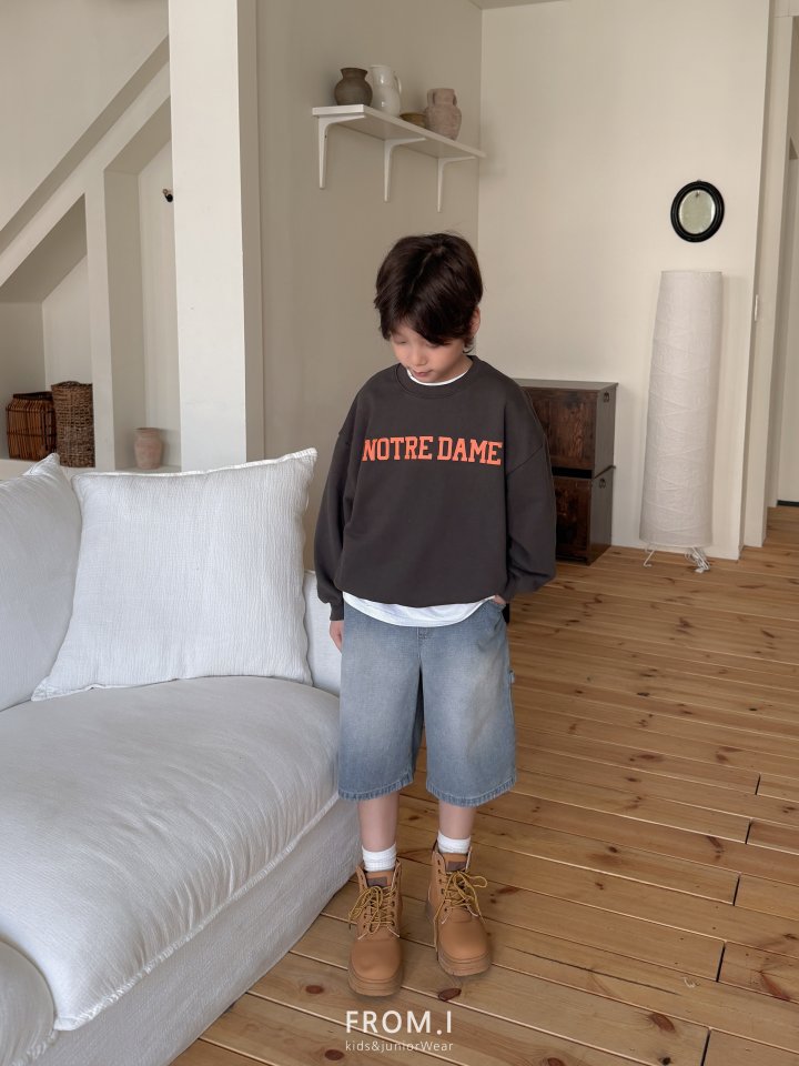 From I - Korean Children Fashion - #kidzfashiontrend - Notre Dame Sweatshirt - 6