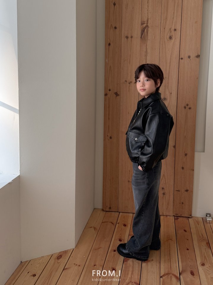 From I - Korean Children Fashion - #kidzfashiontrend - Wide Flare Denim Pants - 12