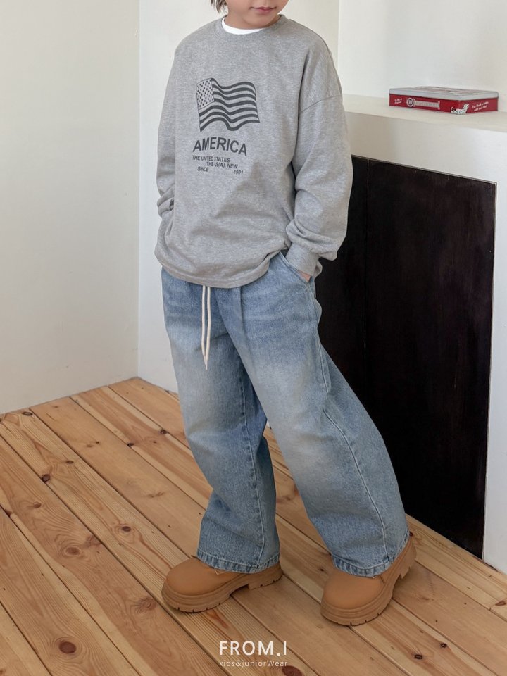 From I - Korean Children Fashion - #littlefashionista - Carpenter String Denim Pants - 12