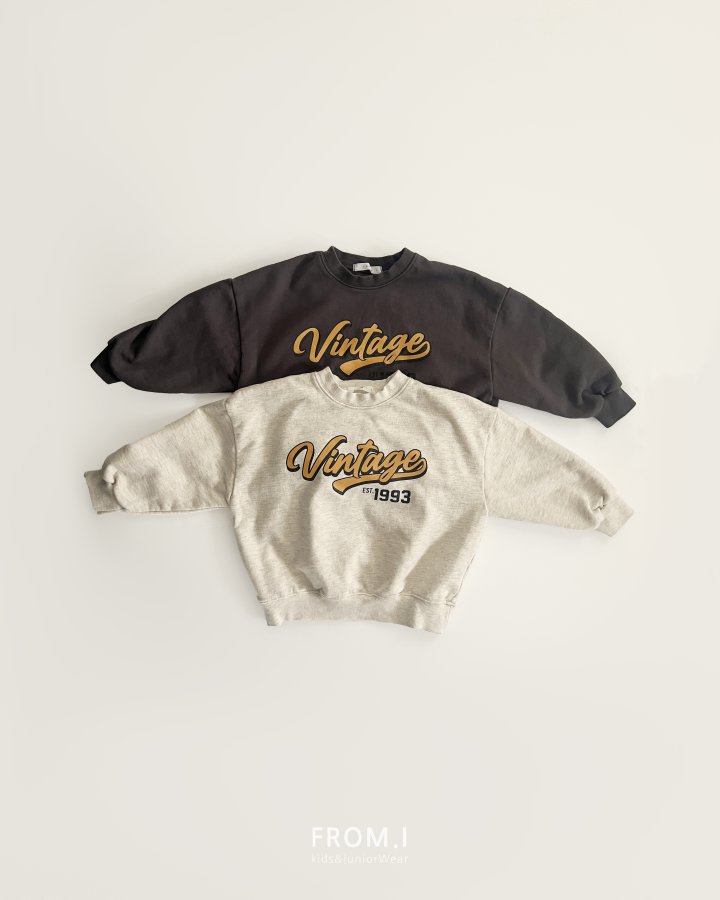From I - Korean Children Fashion - #littlefashionista - Vintage Sweatshirt