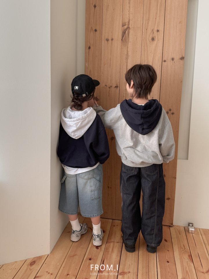 From I - Korean Children Fashion - #littlefashionista - Button Color Hoodie - 9
