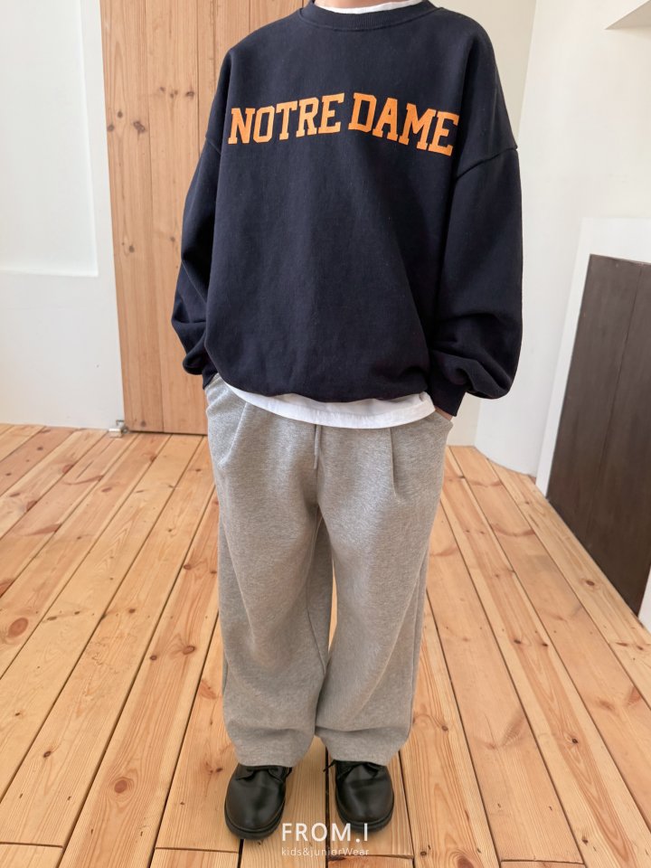From I - Korean Children Fashion - #littlefashionista - Wide Sweat Pants - 10