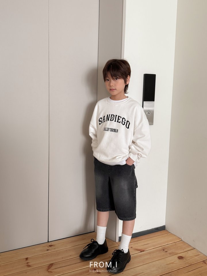 From I - Korean Children Fashion - #littlefashionista - San Diego Embroidery Sweatshirt - 4