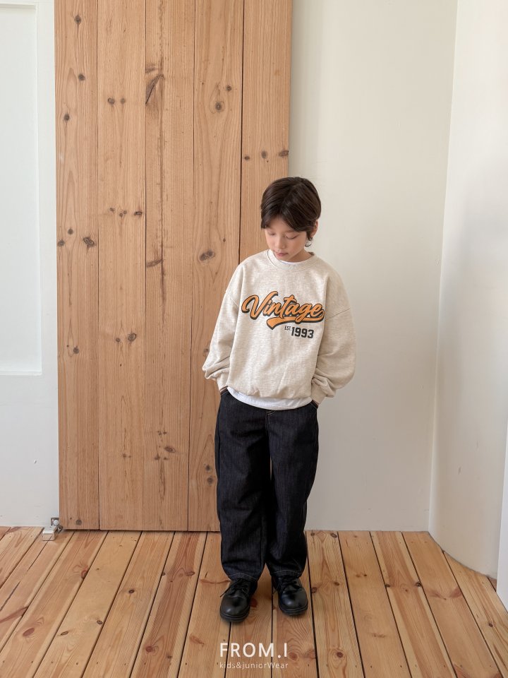 From I - Korean Children Fashion - #minifashionista - Vintage Sweatshirt - 3