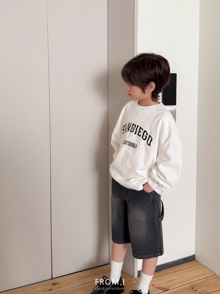 From I - Korean Children Fashion - #minifashionista - San Diego Embroidery Sweatshirt - 5