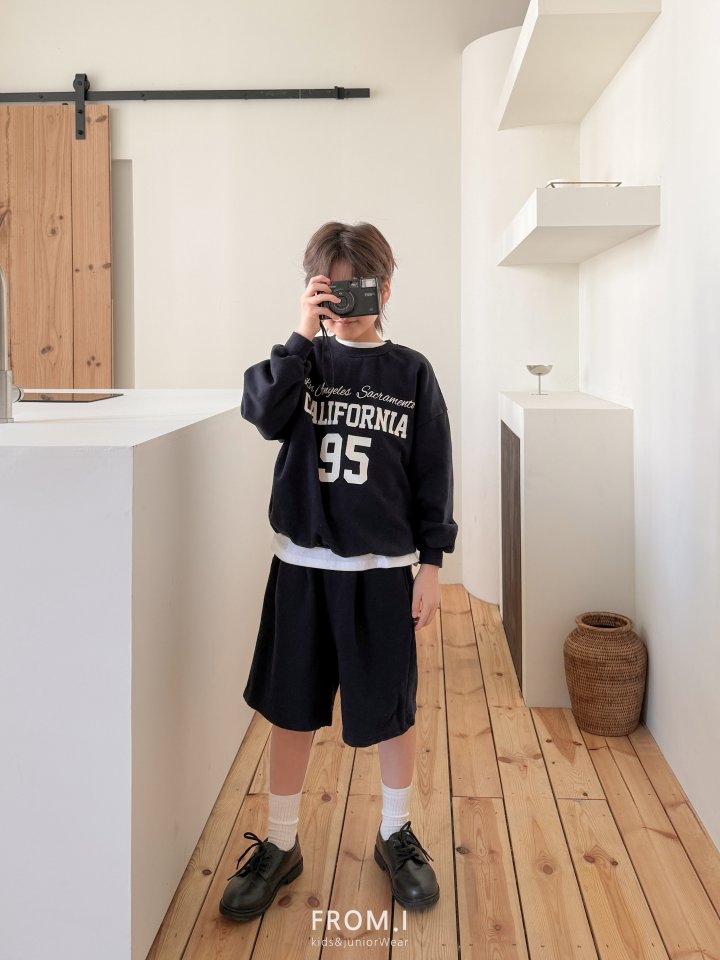 From I - Korean Children Fashion - #prettylittlegirls - Cali Sweatshirt Shorts Set - 10