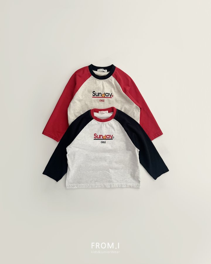 From I - Korean Children Fashion - #prettylittlegirls - Sunday Raglan Tee