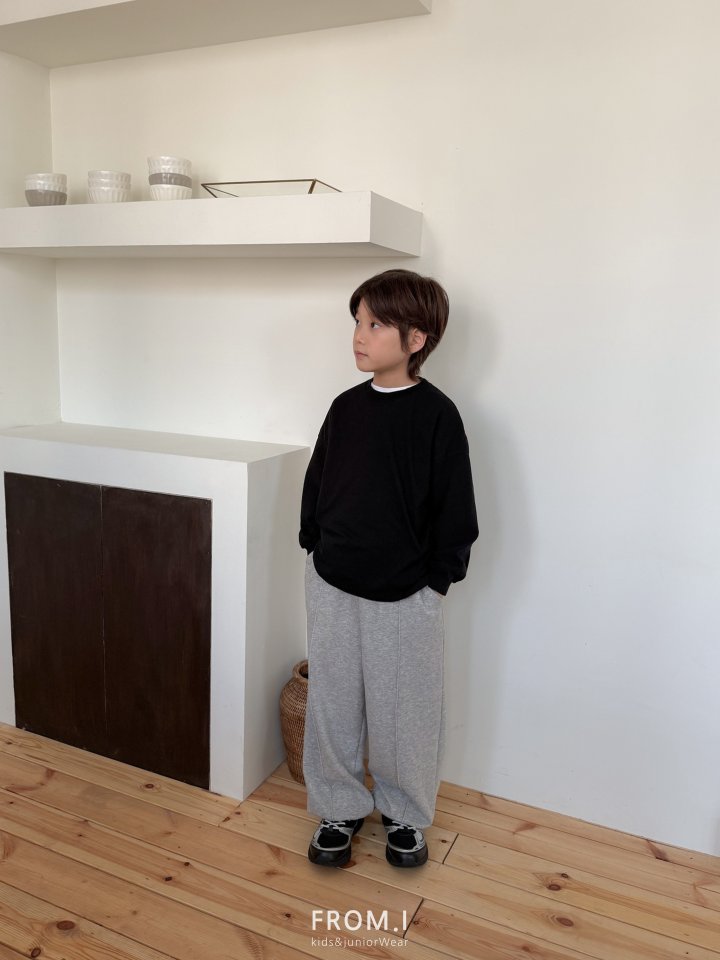 From I - Korean Children Fashion - #toddlerclothing - Overfit Long Sleeve Tee - 10
