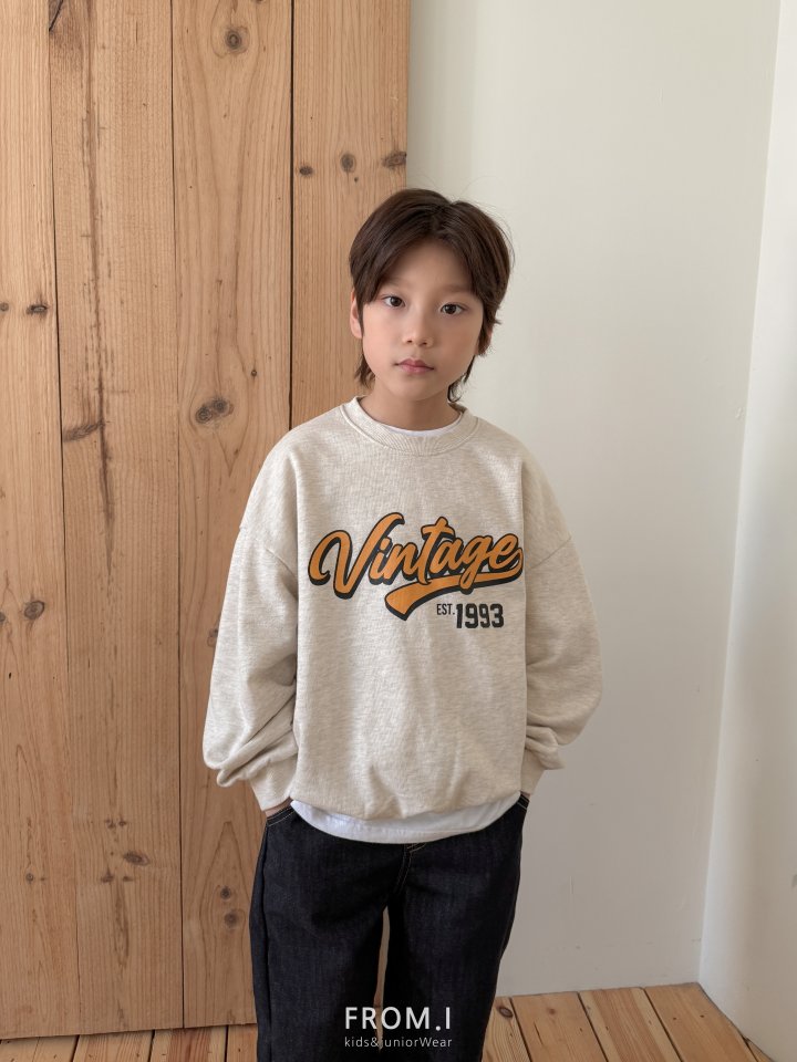 From I - Korean Children Fashion - #toddlerclothing - Vintage Sweatshirt - 6