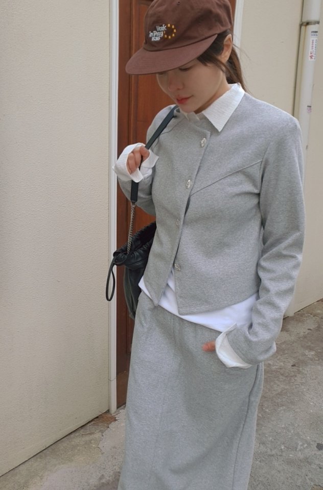Gentle B - Korean Women Fashion - #thatsdarling - Diagonal Cardigan