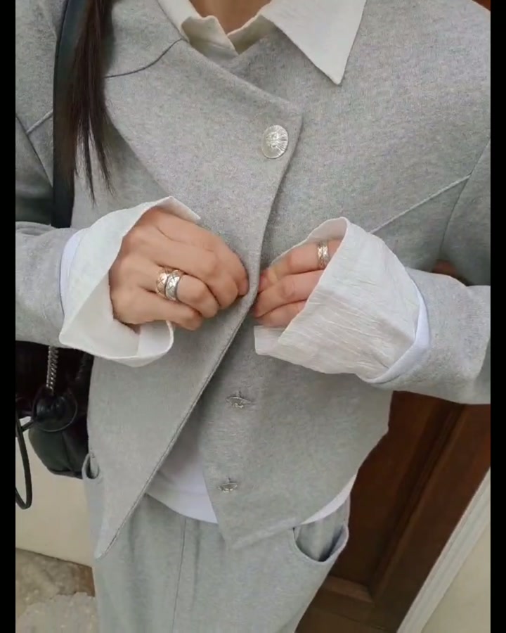 Gentle B - Korean Women Fashion - #thelittlethings - Diagonal Cardigan - 2