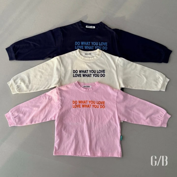 Grue Baba - Korean Children Fashion - #childrensboutique - Love Tee