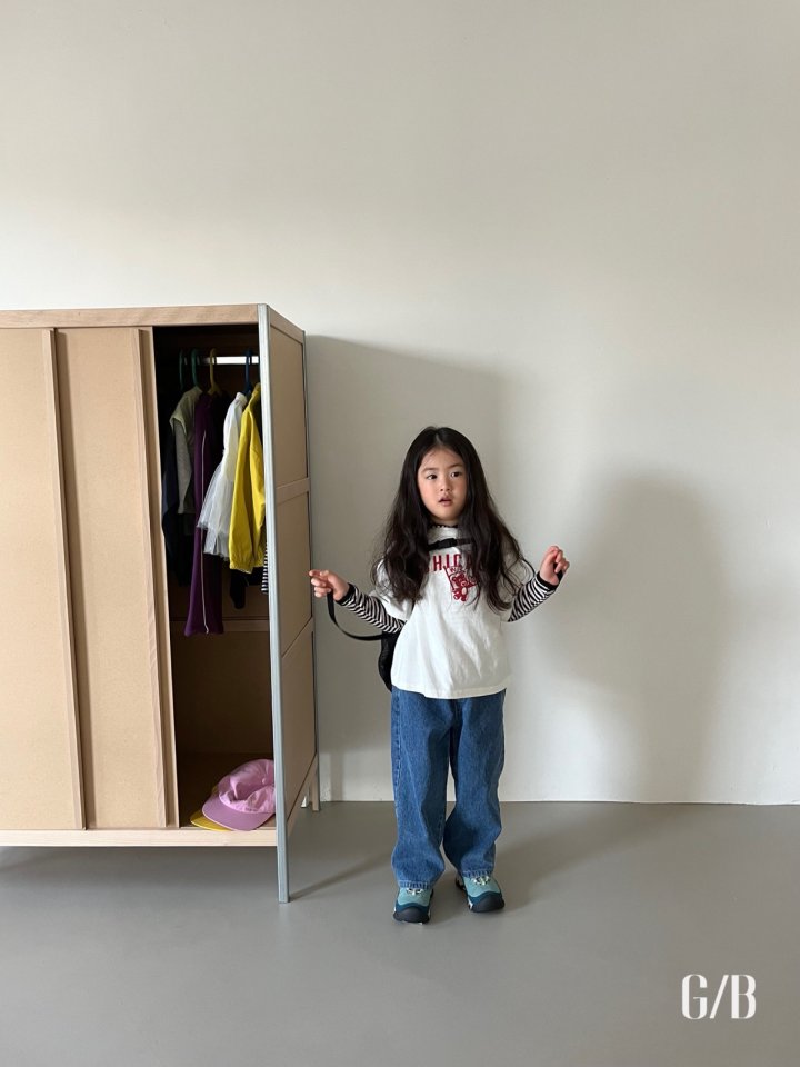 Grue Baba - Korean Children Fashion - #Kfashion4kids - Bonnie Denim Pants - 4