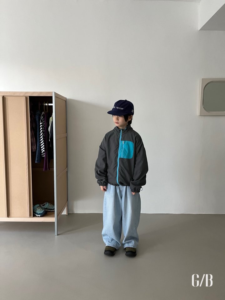 Grue Baba - Korean Children Fashion - #minifashionista - Triangle Denim Pants - 7