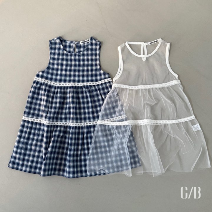 Grue Baba - Korean Children Fashion - #prettylittlegirls - Disney Check One-piece