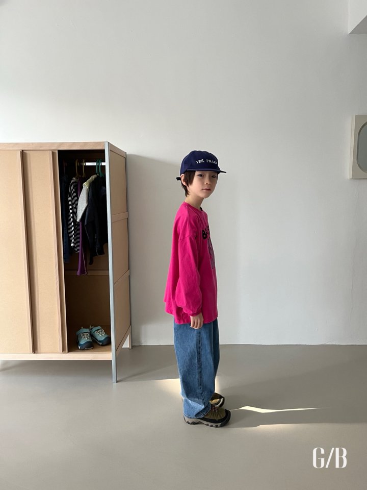 Grue Baba - Korean Children Fashion - #toddlerclothing - Bonnie Denim Pants - 9