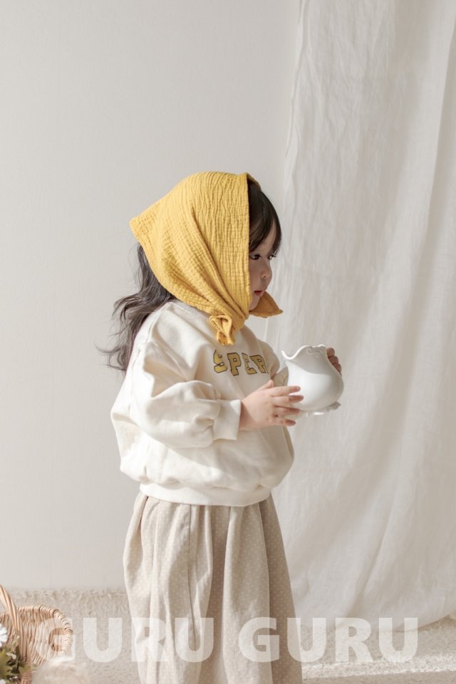 Guru Guru - Korean Baby Fashion - #babyboutique - Crepe Chiffon Scarf - 7