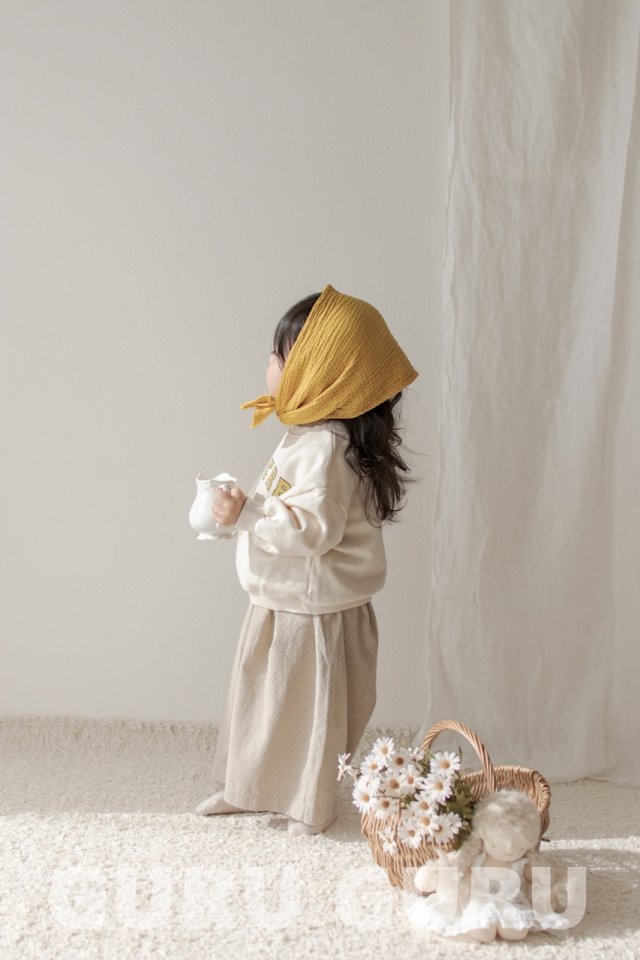 Guru Guru - Korean Baby Fashion - #babyboutique - Crepe Chiffon Scarf - 8