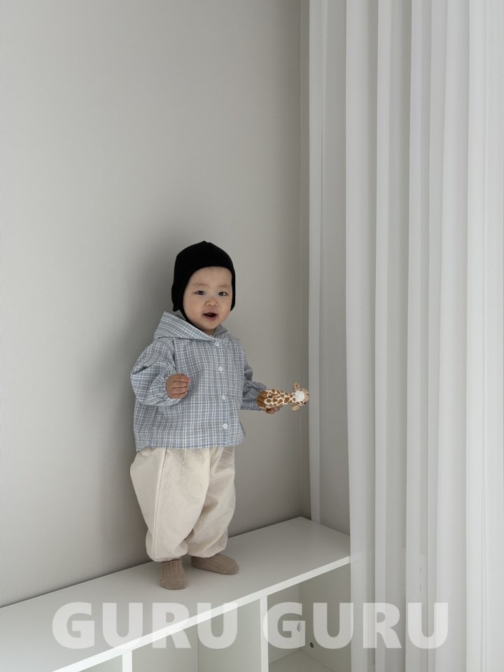 Guru Guru - Korean Baby Fashion - #onlinebabyshop - Hooded Shirt - 4