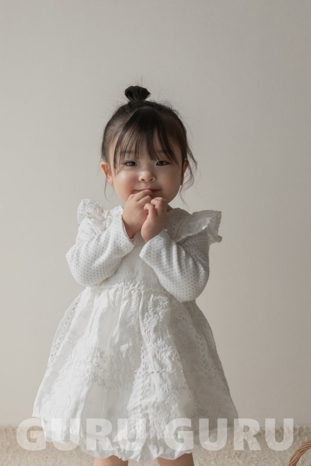 Guru Guru - Korean Baby Fashion - #smilingbaby - Lace One-Piece - 4